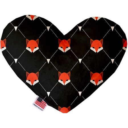 Mirage Pet Products Fox Plaid 6 in. Heart Dog Toy 1236-TYHT6